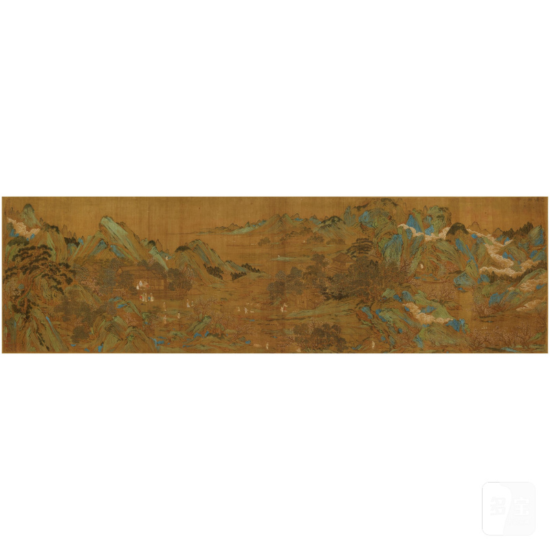 佚名（十八至十九世紀）桃源圖 設色絹本 手卷 | ANONYMOUS (18TH/19TH CENTURY)